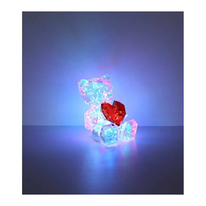 Globo - LED himmennettävä ladattava pöytäkoriste LED/3W/5V 1200 mAh karhu