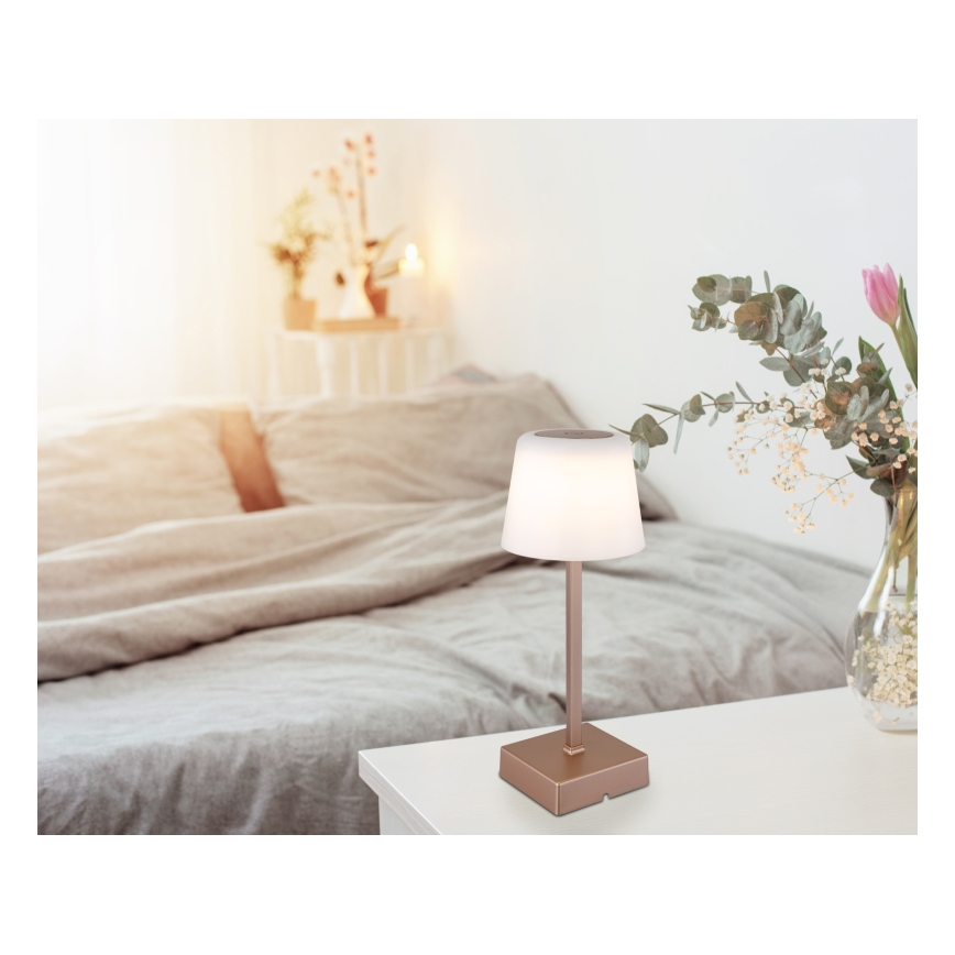 Globo - LED himmennettävä kosketuspöytävalaisin LED/2W/5V 3000/4500/6500K 800 mAh beige