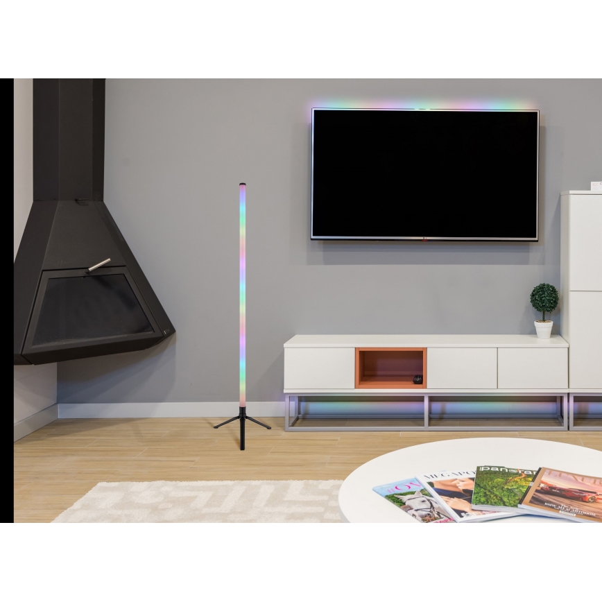 Globo - LED RGB himmennettävä lattiavalaisin LED/7W/5V + kaukosäädin