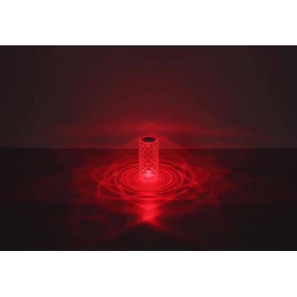 Globo - LED RGB ladattava kosketuspöytävalaisin LED/0,6W/3,7V 500mAh