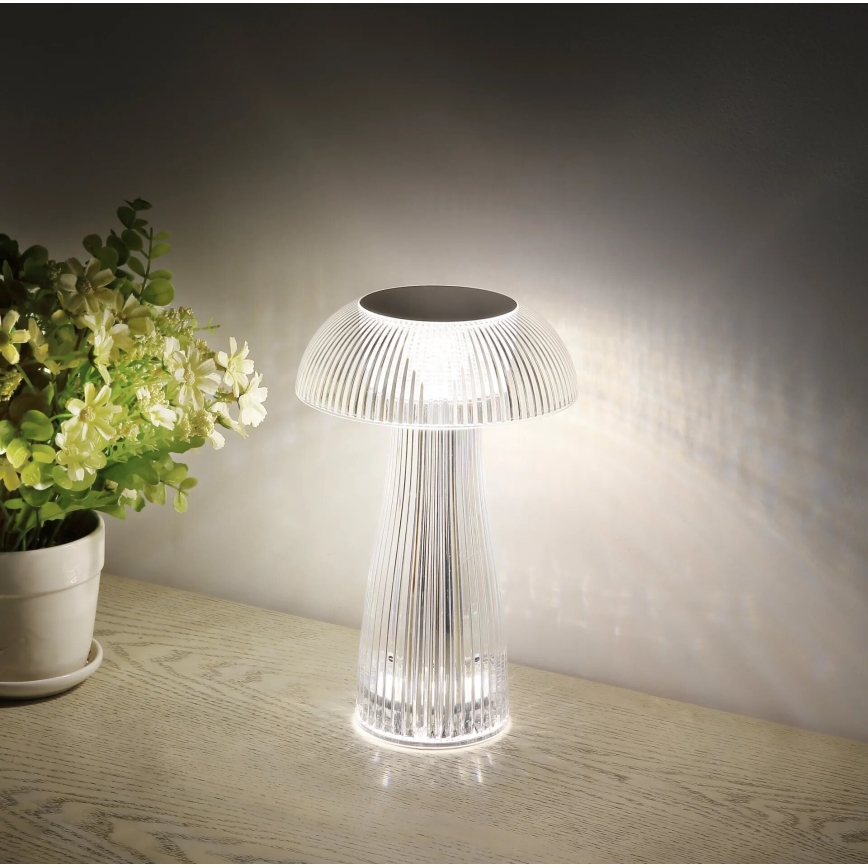 Globo - LED himmennettävä ladattava pöytävalaisin LED/1,5W/5V 800mAh 2700K/4000K/6500K