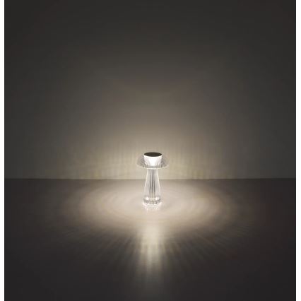 Globo - LED himmennettävä ladattava pöytävalaisin LED/1,5W/5V 800mAh 2700K/4000K/6500K