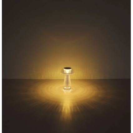 Globo - LED himmennettävä ladattava pöytävalaisin LED/1,5W/5V 800mAh 2700K/4000K/6500K