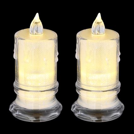 Globo - SETTI 2x LED Kynttilä LED/0,25W/3xLR1130