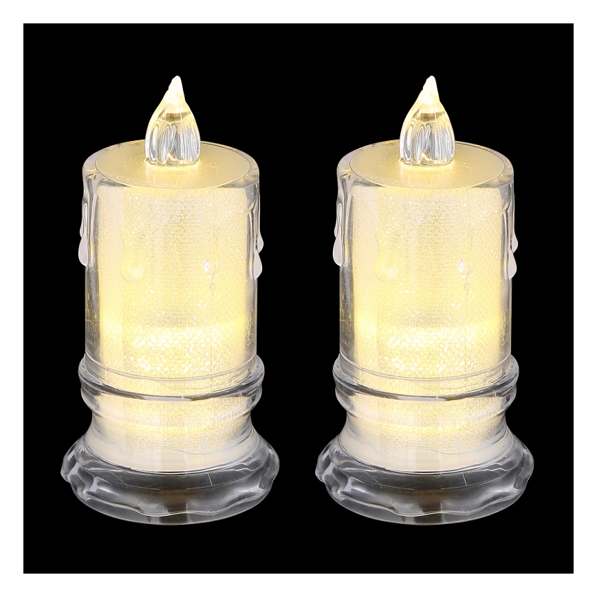 Globo - SETTI 2x LED Kynttilä LED/0,25W/3xLR1130