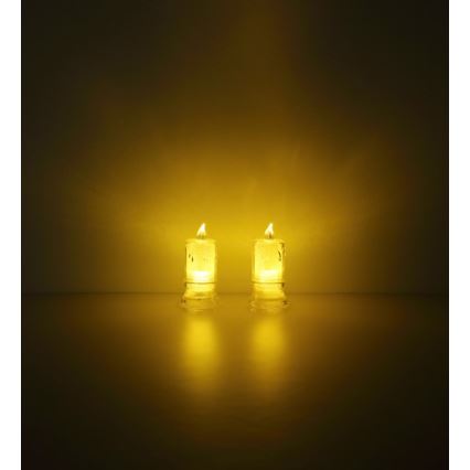 Globo - SETTI 2x LED Kynttilä LED/0,25W/3xLR1130