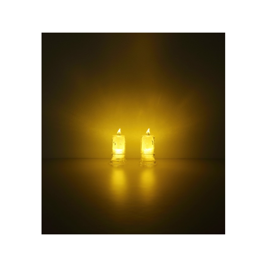 Globo - SETTI 2x LED Kynttilä LED/0,25W/3xLR1130