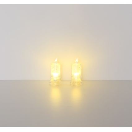 Globo - SETTI 2x LED Kynttilä LED/0,25W/3xLR1130