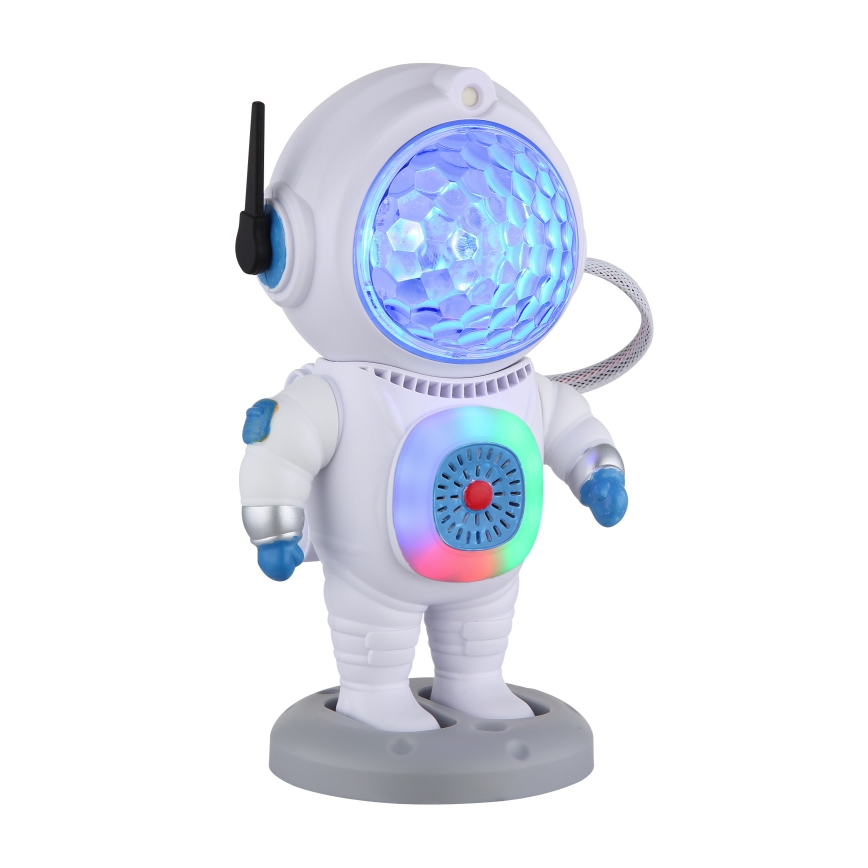 Globo - LED RGB Pöytävalaisin LED/6W/5V astronautti valkoinen