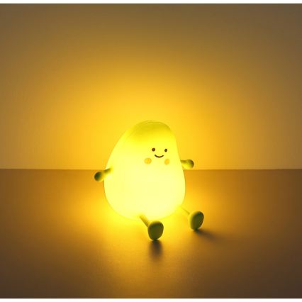 Globo - LED RGBW ladattava himmennettävä lasten yövalo LED/2W/5V 1200 mAh mango