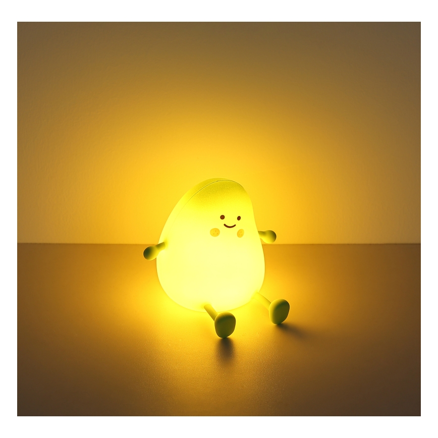 Globo - LED RGBW ladattava himmennettävä lasten yövalo LED/2W/5V 1200 mAh mango