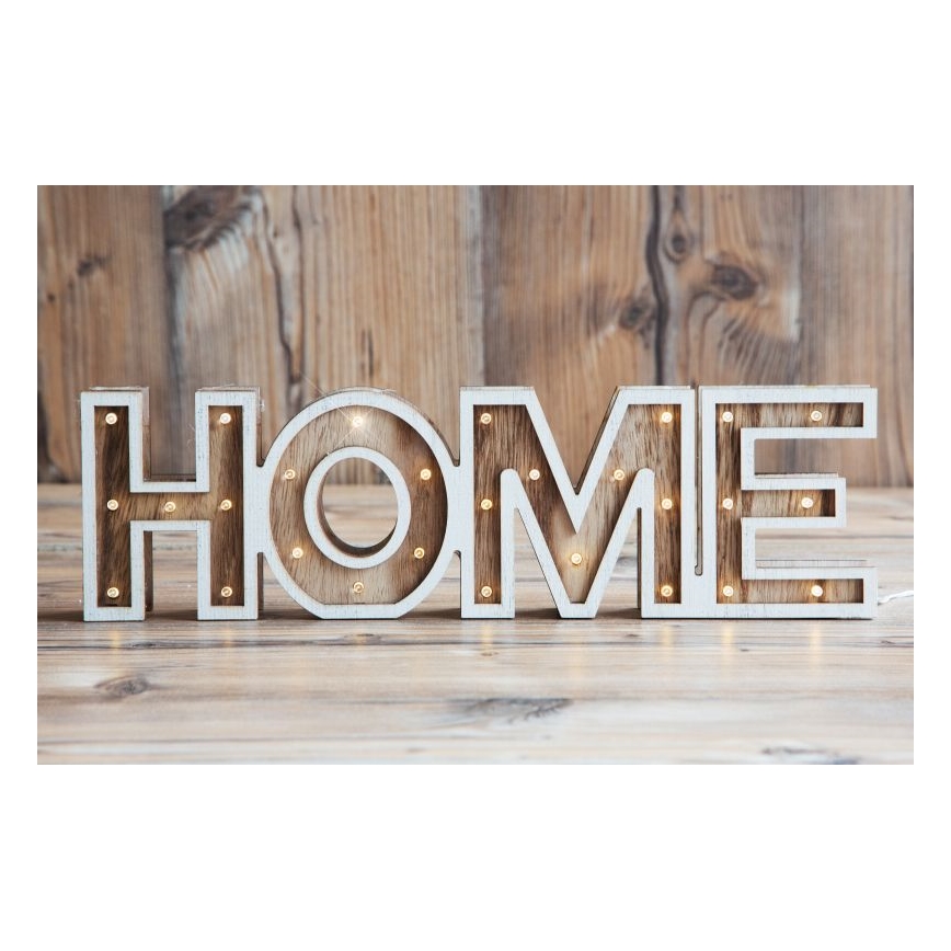 Globo - LED-pöytävalaisin 28xLED/0,06W/3xAA poppeli