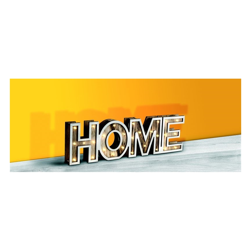 Globo - LED-pöytävalaisin 28xLED/0,06W/3xAA poppeli