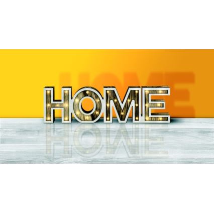 Globo - LED-pöytävalaisin 28xLED/0,06W/3xAA poppeli