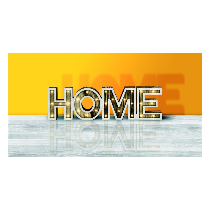 Globo - LED-pöytävalaisin 28xLED/0,06W/3xAA poppeli