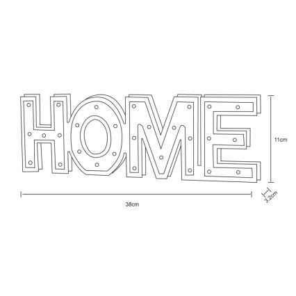 Globo - LED-pöytävalaisin 28xLED/0,06W/3xAA poppeli