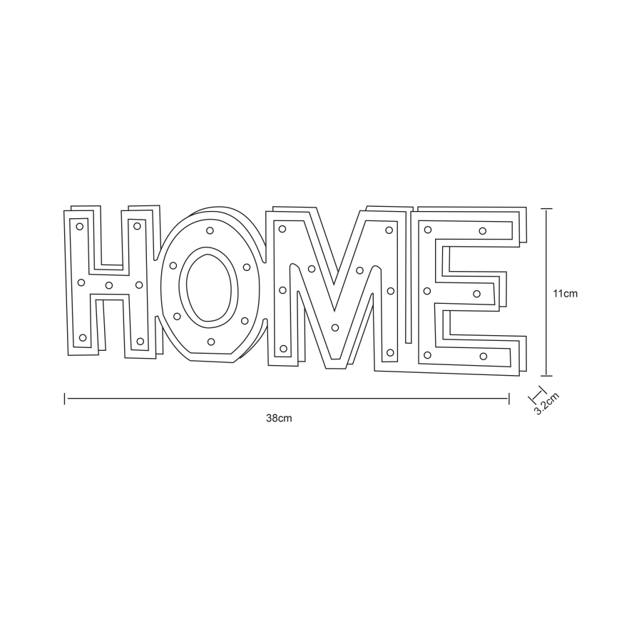 Globo - LED-pöytävalaisin 28xLED/0,06W/3xAA poppeli