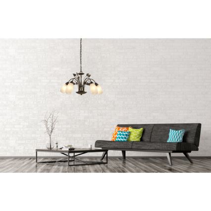 Globo - Kattokruunu ketjussa 5xE14/40W/230V