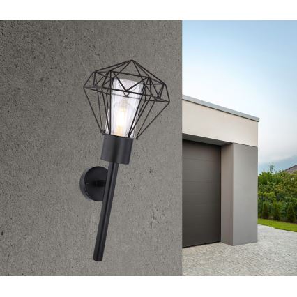 Globo - Ulkoseinävalaisin 1xE27/15W/230V IP44