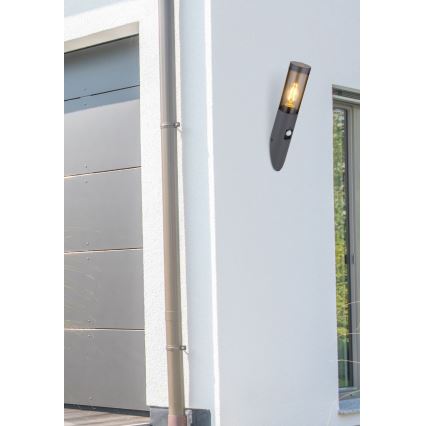 Globo - Ulkovalo anturilla 1xE27/15W/230V IP44