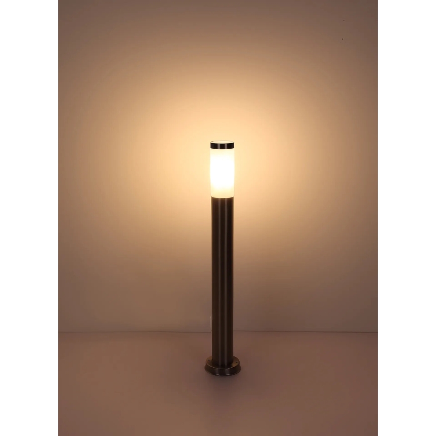 Globo - Ulkovalaisin 1xE27/23W/230V IP44 80 cm kiiltävä kromi