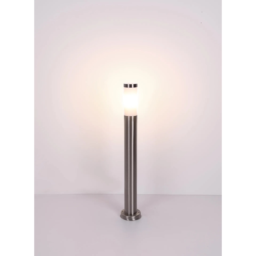 Globo - Ulkovalaisin 1xE27/23W/230V IP44 80 cm kiiltävä kromi