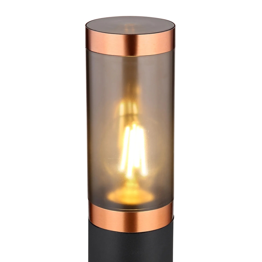 Globo - Ulkovalaisin 1xE27/23W/230V IP44 80 cm musta/kupari