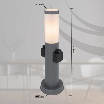 Globo 3158AK - Ulkovalo 2 pistoketta BOSTON 1xE27/23W/230V IP44