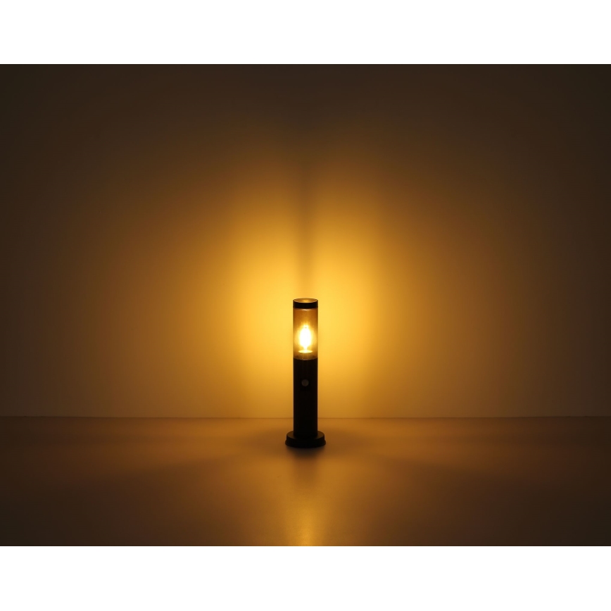 Globo - Ulkovalaisin anturilla 1xE27/15W/230V 45 cm IP44