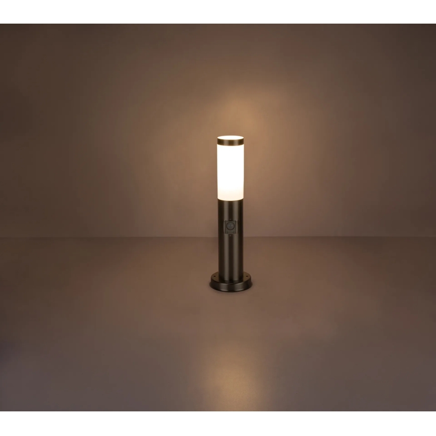 Globo - LED-ulkovalaisin liiketunnistimella 1xE27/8,8W/230V IP44