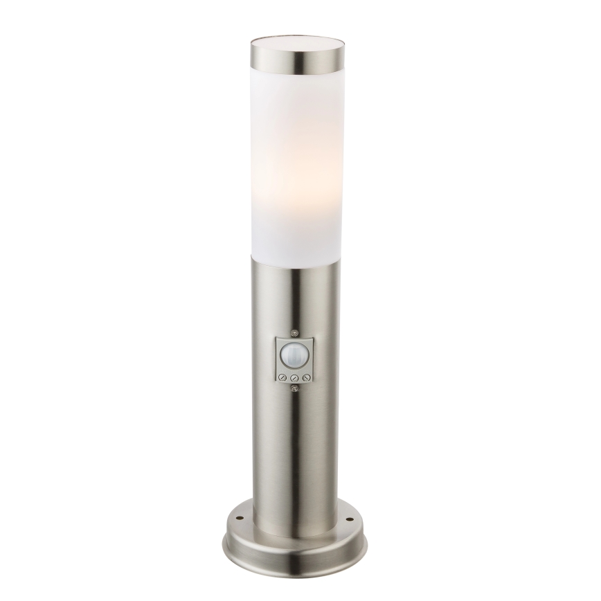 Globo - LED-ulkovalaisin liiketunnistimella 1xE27/8,8W/230V IP44