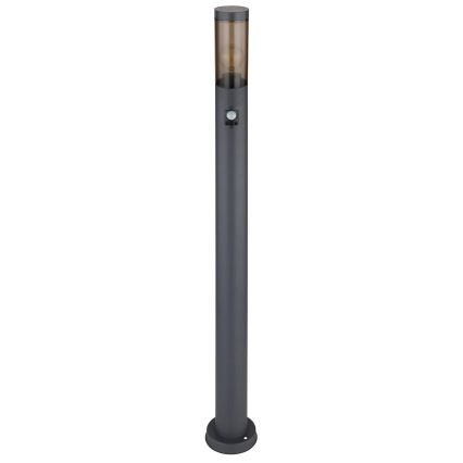 Globo - Ulkovalaisin anturilla 1xE27/15W/230V IP44 110 cm musta