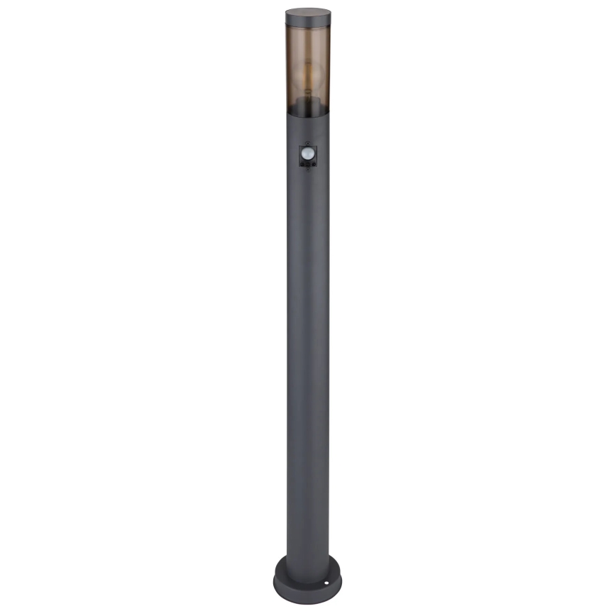 Globo - Ulkovalaisin anturilla 1xE27/15W/230V IP44 110 cm musta