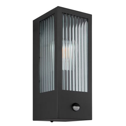 Globo seinävalaisin anturilla 1xE27/60W/230V IP44