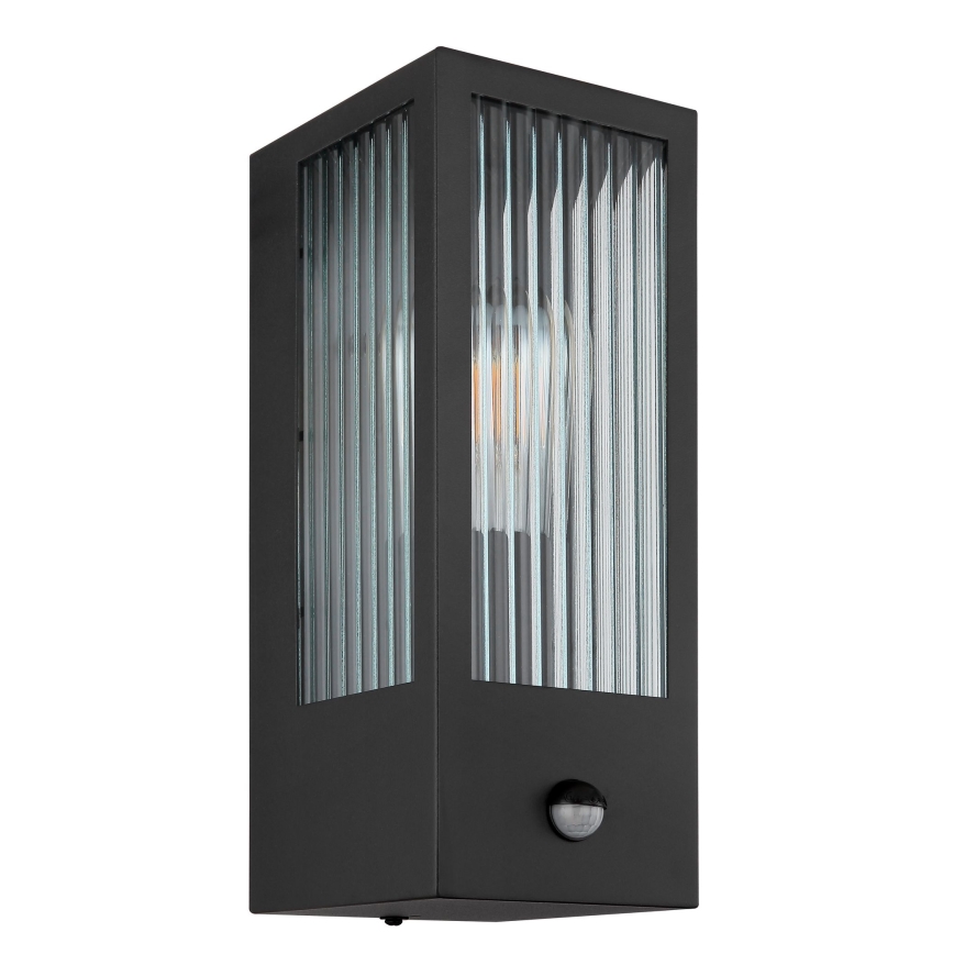 Globo seinävalaisin anturilla 1xE27/60W/230V IP44