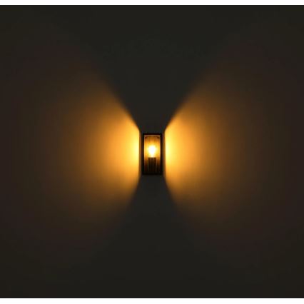 Globo - Ulkoseinävalaisin 1xE27/60W/230V IP44 musta