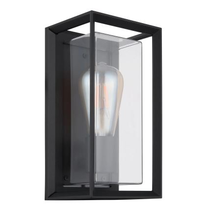 Globo - Ulkoseinävalaisin 1xE27/60W/230V IP44 musta