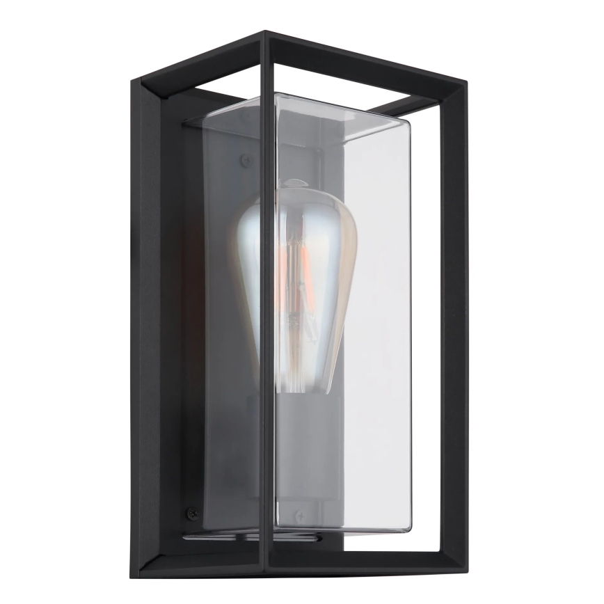 Globo - Ulkoseinävalaisin 1xE27/60W/230V IP44 musta
