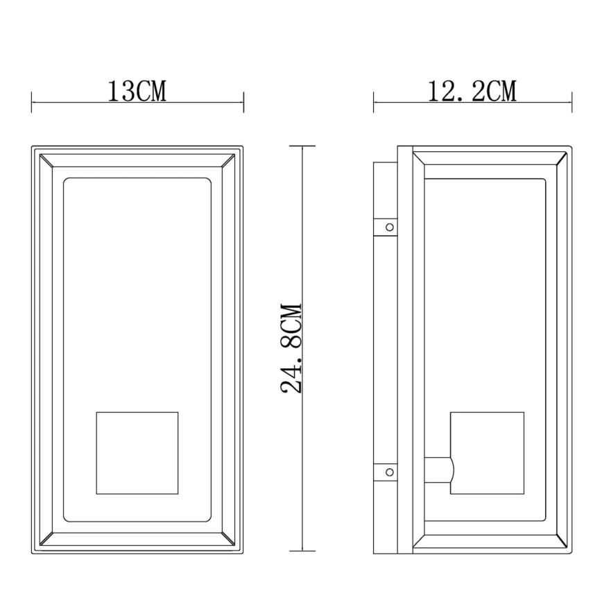 Globo - Ulkoseinävalaisin 1xE27/60W/230V IP44 valkoinen