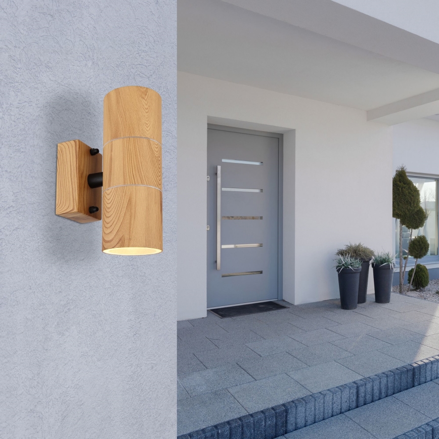 Globo - Ulkoseinävalaisin 2xGU10/35W/230V IP44