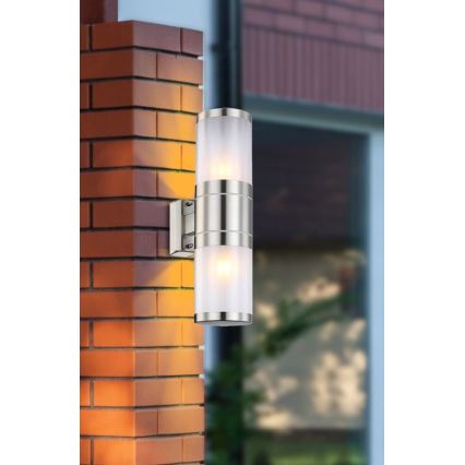 Globo - Ulkoseinävalaisin 2xE27/60W/230V IP44