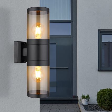 Globo - Ulkoseinävalaisin 2xE27/60W/230V IP44