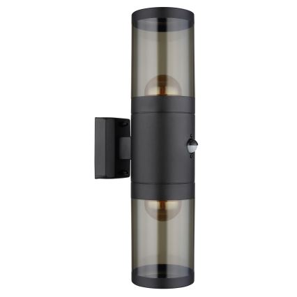 Globo seinävalaisin anturilla 2xE27/40W/230V IP44