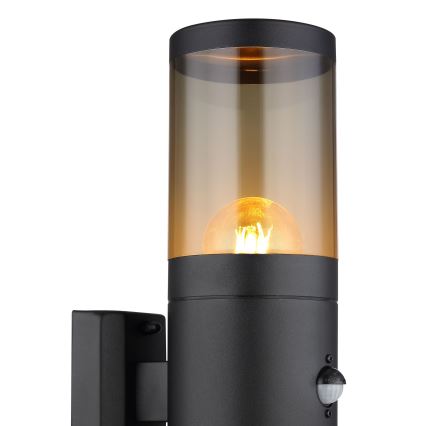 Globo seinävalaisin anturilla 2xE27/40W/230V IP44