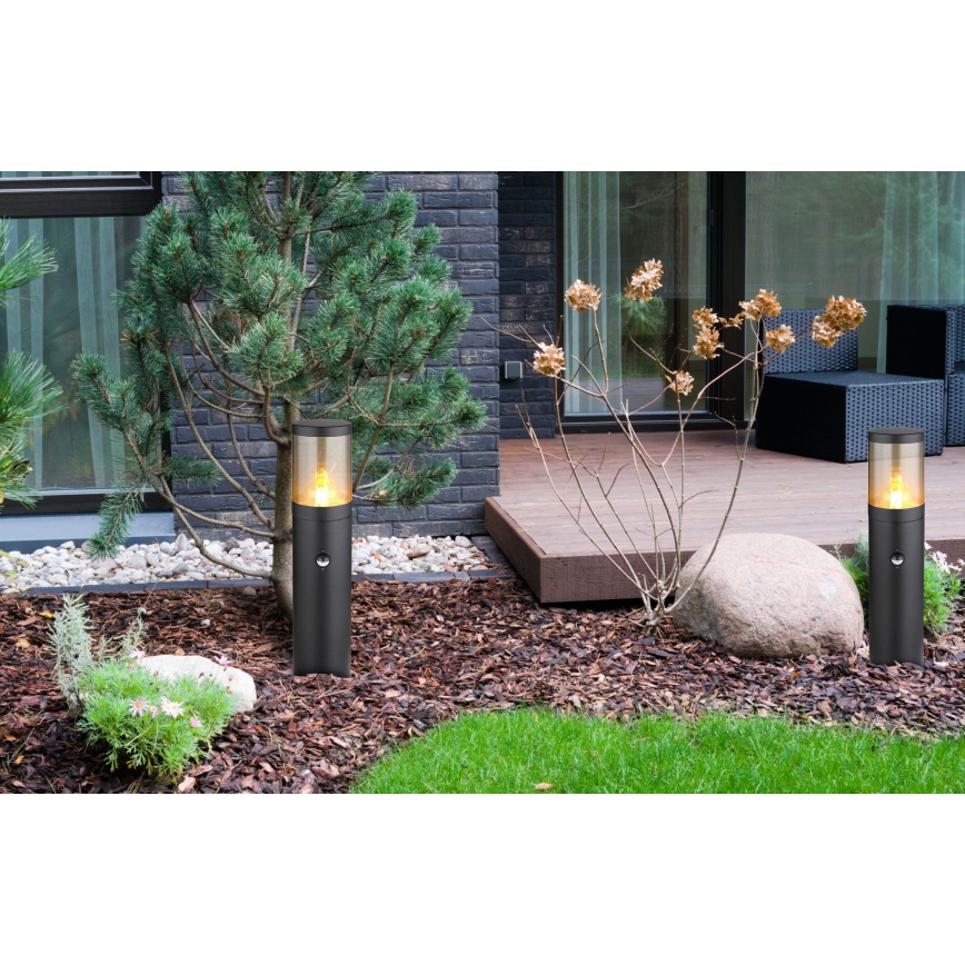 Globo - Ulkovalaisin anturilla 1xE27/60W/230V 50 cm IP44