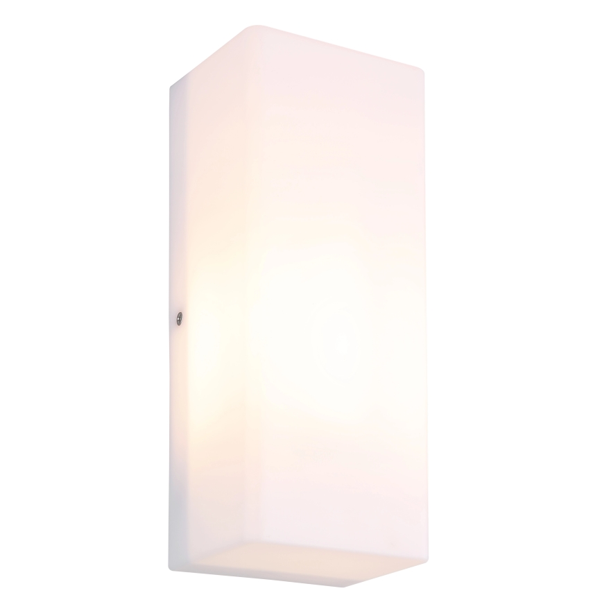 Globo - ulkoseinävalaisin 1xE27/15W/230V IP44, valkoinen