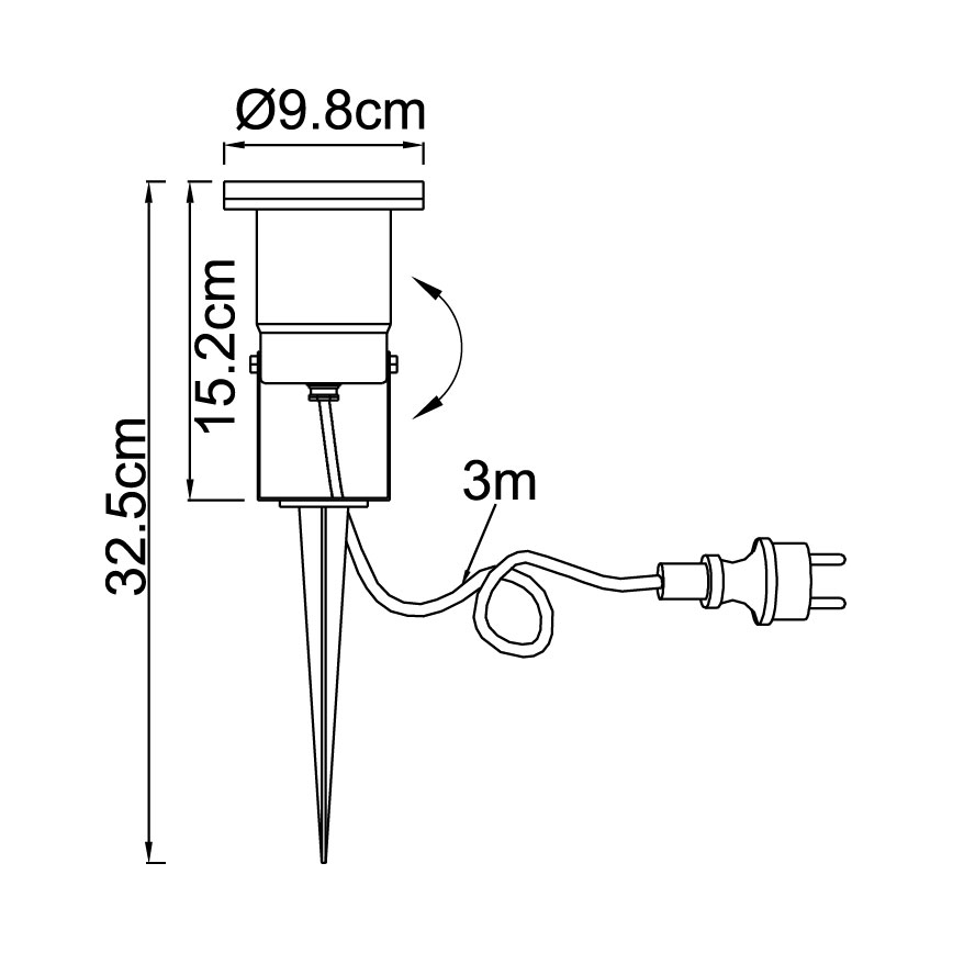 Globo - Kiinteä kattokruunu 6xE27/60W/230V