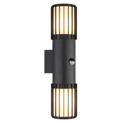 Globo - Ulkoseinävalaisin liiketunnistimella 2xE27/15W/230V IP54