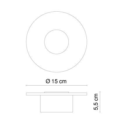 GLOBO 32401 - LED-ulkovalo DANA 10xLED/0,06W/3V/230V IP44