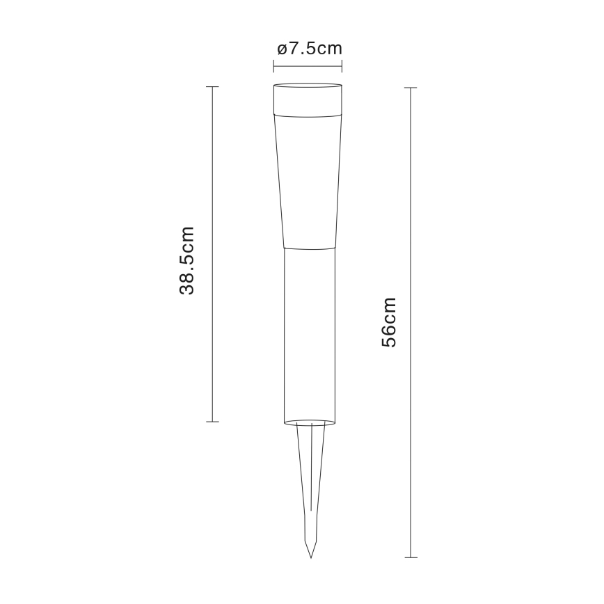 Globo 3303 - Aurinkokäyttöinen LED-valaisin SOLAR 2xLED/0,06W/3V 600 mAh
